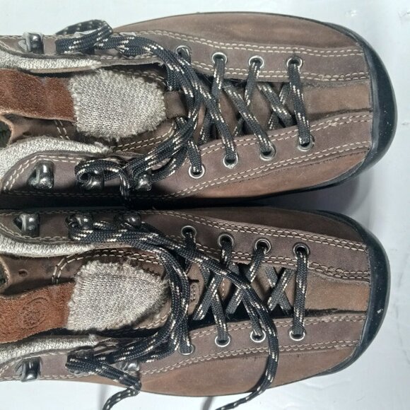 Timberland Hikers Smartwool Mens 8M Nubuck Ankle with Vibram Eco Step Outsole - Picture 15 of 16